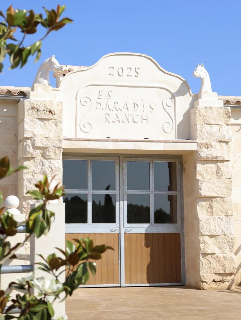 Entrance to Paradise Ranch Mallorca, a dream for equestrian lovers